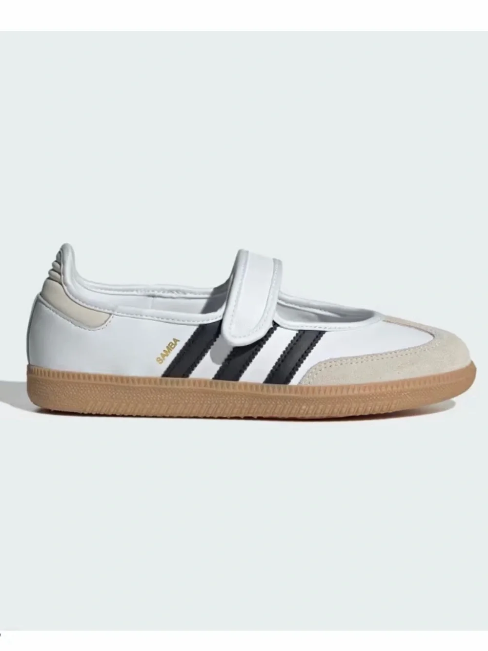 adidas Samba Mary Jane Sneakers in White, Black, Gum